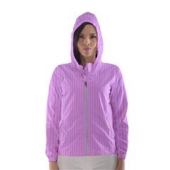 Blossom Pink & Black - Women s Hooded Windbreaker