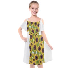 13-258654407-0-1-1 13-258654407-1-1-1 Kids  Cut Out Shoulders Chiffon Dress by shoppingcart