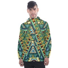 Native Ornament Men s Front Pocket Pullover Windbreaker by goljakoff