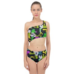 Drawn Squares                                                   Spliced Up Swimsuit by LalyLauraFLM