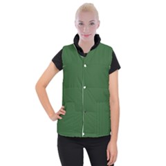 Basil Green - Women s Button Up Vest by FashionLane