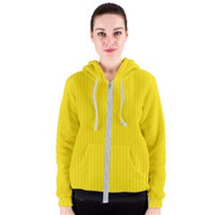 Bumblebee Yellow - Women s Zipper Hoodie