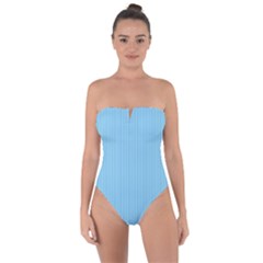 Baby Blue - Tie Back One Piece Swimsuit by FashionLane