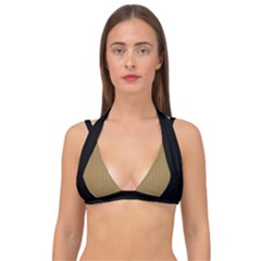 Bronze Mist - Double Strap Halter Bikini Top by FashionLane