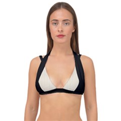 Magnolia White - Double Strap Halter Bikini Top by FashionLane