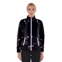 Fractal Guitar Winter Jacket by Sparkle