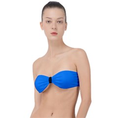 Azure Blue - Classic Bandeau Bikini Top  by FashionLane