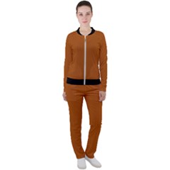 Bronze Orange - Casual Jacket And Pants Set by FashionLane