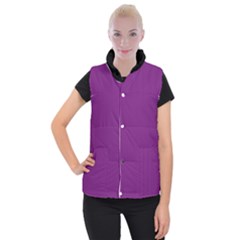 Dark Orchid - Women s Button Up Vest by FashionLane