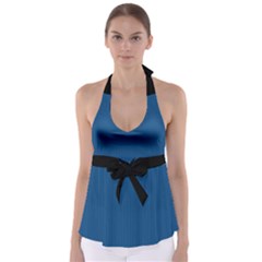 Classic Blue - Babydoll Tankini Top