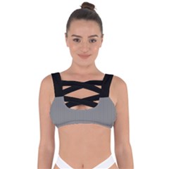 Battleship Grey - Bandaged Up Bikini Top by FashionLane