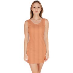 Cantaloupe Orange - Bodycon Dress