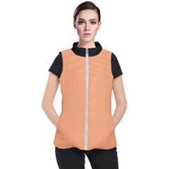 Cantaloupe Orange - Women s Puffer Vest by FashionLane