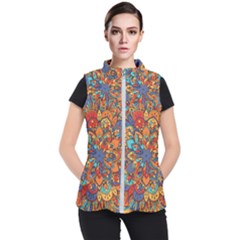 Mandala Pattern 5 Women s Puffer Vest by designsbymallika
