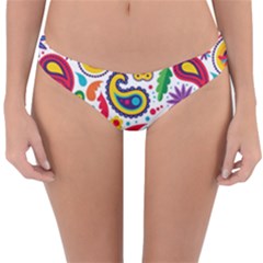 Baatik Print Reversible Hipster Bikini Bottoms by designsbymallika