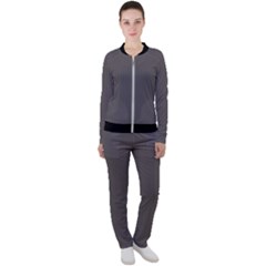 Carbon Grey - Casual Jacket And Pants Set by FashionLane