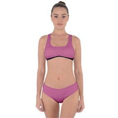 Tulip Pink - Criss Cross Bikini Set by FashionLane