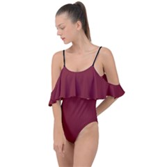 Antique Ruby - Drape Piece Swimsuit by FashionLane