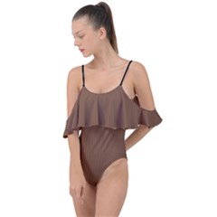 Brown Bear - Drape Piece Swimsuit by FashionLane