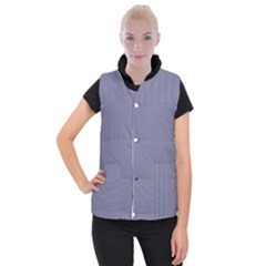 Flint Grey - Women s Button Up Vest by FashionLane