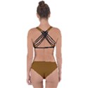 Just Brown - Criss Cross Bikini Set View2