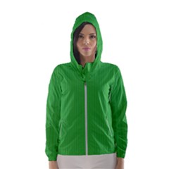 Just Green - Women s Hooded Windbreaker