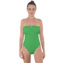 Just Green - Tie Back One Piece Swimsuit View1