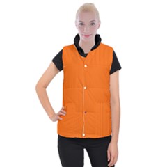 Just Orange - Women s Button Up Vest