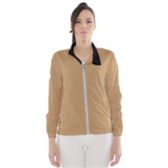 Pale Brown - Women s Windbreaker by FashionLane