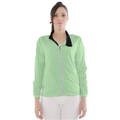 Pale Green - Women s Windbreaker by FashionLane