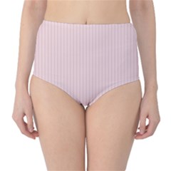 Pale Pink - Classic High-waist Bikini Bottoms