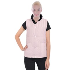 Pale Pink - Women s Button Up Vest by FashionLane
