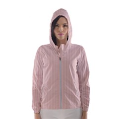 Pale Red - Women s Hooded Windbreaker