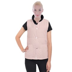 Pale Red - Women s Button Up Vest by FashionLane