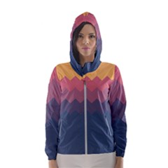 Fall Palette Women s Hooded Windbreaker by goljakoff