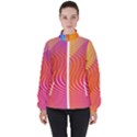 Chevron Line Poster Music Women s High Neck Windbreaker View1