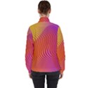 Chevron Line Poster Music Women s High Neck Windbreaker View2