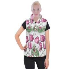 Love Ornament Design Women s Button Up Vest by dflcprintsclothing