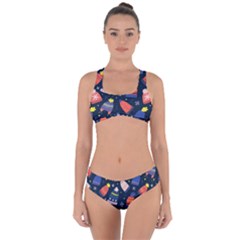 Beanie Love Criss Cross Bikini Set by designsbymallika