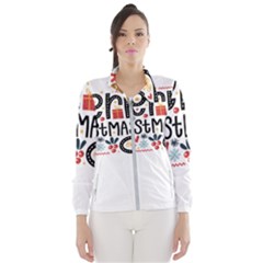 Merry Merry Women s Windbreaker by designsbymallika