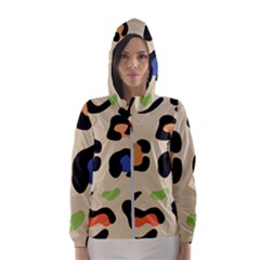 Animal Print Design Women s Hooded Windbreaker by ArtsyWishy