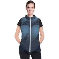 Blue Whale Family Women s Puffer Vest by goljakoff