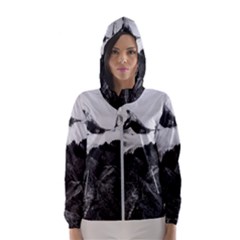 Whale In Clouds Women s Hooded Windbreaker by goljakoff