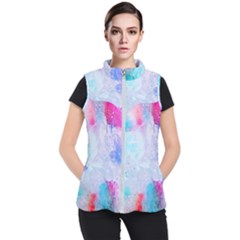 Rainbow Paint Women s Puffer Vest by goljakoff
