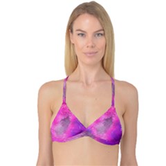 Purple Space Reversible Tri Bikini Top by goljakoff