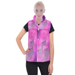 Purple Space Women s Button Up Vest by goljakoff