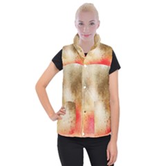 Golden Paint Women s Button Up Vest by goljakoff