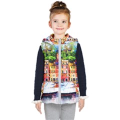 Boat Kids  Hooded Puffer Vest by goljakoff