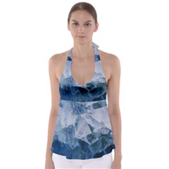 Blue Mountain Babydoll Tankini Top by goljakoff