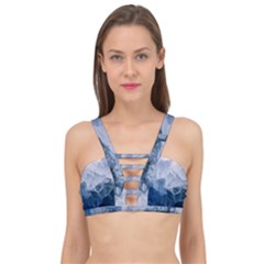 Blue Mountain Cage Up Bikini Top by goljakoff